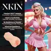 Xkin - Pinup Girls - Carhop Cutie Darla Smashburger - Masturbator w stylu retro, waga 205g. Realistyczna waginka z teksturowanym wnętrzem.
