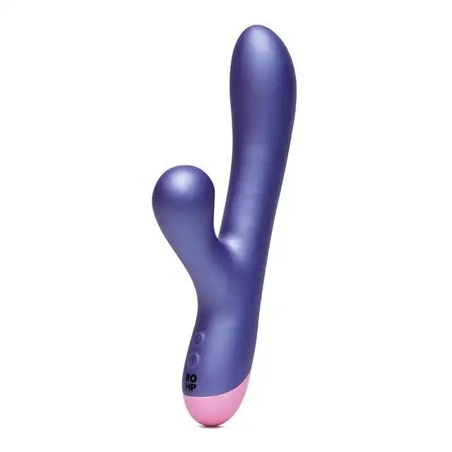 Romp - Pulse - Nowoczesny wibrator z króliczkiem z technologią Pleasure Air oraz silnymi wibracjami stymulującymi punkt G. Dwa silniki, 3 poziomy intensywności i 7 trybów pracy, IPX7. 