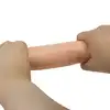 Pretty Love - Keon 8,4" - Realistyczne dildo z przyssawką z elastycznym kręgosłupem i ruchomą skórką. Ponad 21 cm przyjemności!