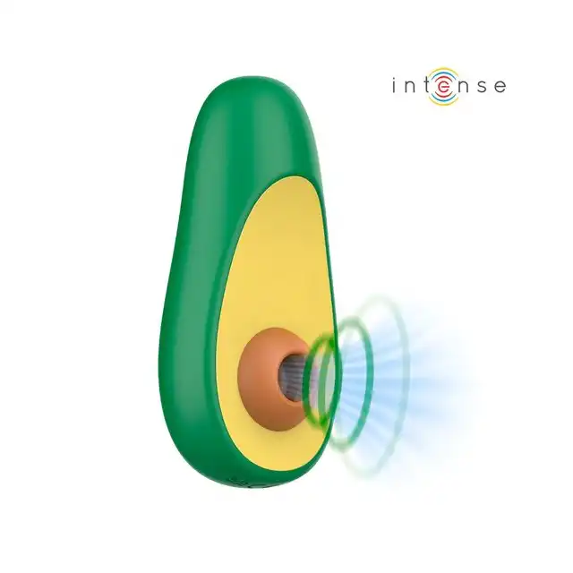 Intense – Waki Avocado Clitoral Suction Stimulator. Kolorowy dyskretny stymulator łechtaczki w kształcie awokado