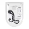 Levelz - Bulb with Loop Silicone Prostate Massager M. Czarny silikonowy stymulator prostaty w rozmiarze M bez wibracji 