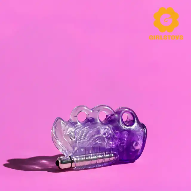 Girls Toys - Wagga Wagga – Żelowy masturbator z bulletem wibrującym i żłobieniami dl dodatkowych doznań.