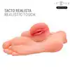 Intense - Deep Touch Gabbie Foot.  Dwuczęściowy masturbator w kształcie realistycznych stóp z waginami