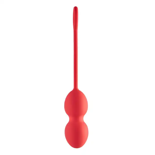 Love Signal - Playful Drops Love Ball - Silikonowe kulki gejszy do ćwiczeń mięśni kegla. Uroczy design!