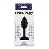 ToyJoy - Anal Play Swirl Plug. Silikonowy korek analny z falistą strukturą.