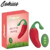 Gemüse - The Cutie Pepper. Przesłodki kompaktowy wibrator papryczka sterowany na pilocik. 
