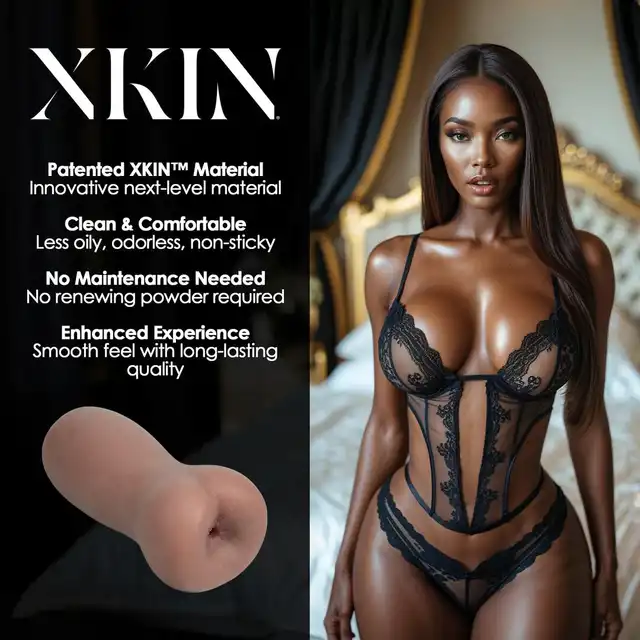 Xkin - Secret Affairs Mistress Eternal Asha - Elegancki masturbator anus w kolorze brązowym. Miękka, elastyczna, teksturowana.