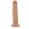 Pretty Love - Keon 8,4" - Realistyczne dildo z przyssawką z elastycznym kręgosłupem i ruchomą skórką. Ponad 21 cm przyjemności!