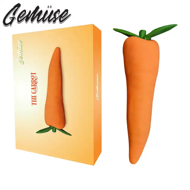 Gemüse - The Carrot. Niepozorny wibrator incognito marchewka 10 trybów wibracji. 