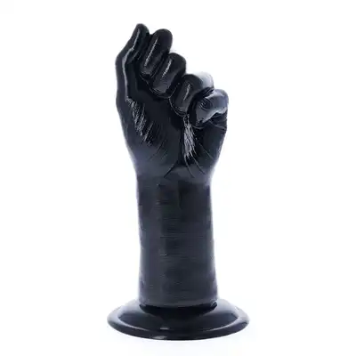 Toyz4Lovers - Extreme Errigal Fisting Fist 8.6 cm Black - Czarne dildo w kształcie pięści do fistingu. 8,6 cm średnicy, 21 cm długości użytkowej!
