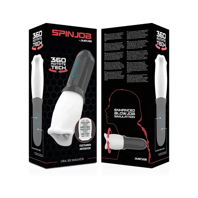 JamyJob – SpinJob. Nowoczesny masturbator i symulator seksu oralnego z funkcją obrotu 360°