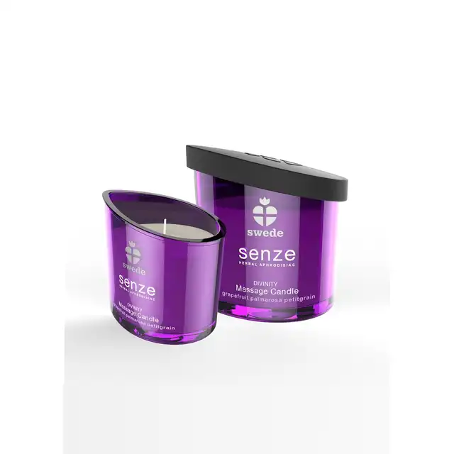 Swede - Senze Divinity. Świeca do masażu zapach grejpfrut, palmarosa i petitgrain 50 ml.
