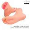 Intense - Deep Touch Gabbie Foot.  Dwuczęściowy masturbator w kształcie realistycznych stóp z waginami