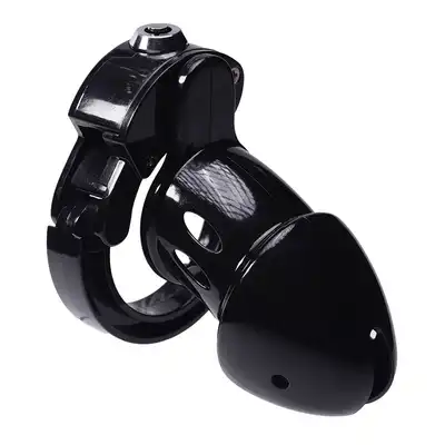 Fanstasy Fetish - Cock Cage Advanced Locking Mechanism ABS - Klatka na penisa z systemem blokowania. Kłódka z kluczami w zestawie!