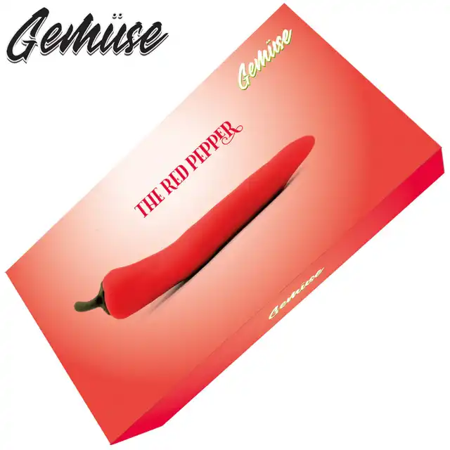Gemüse - The Red Pepper. Niepozorny wibrator incognito papryczka 10 trybów wibracji. 