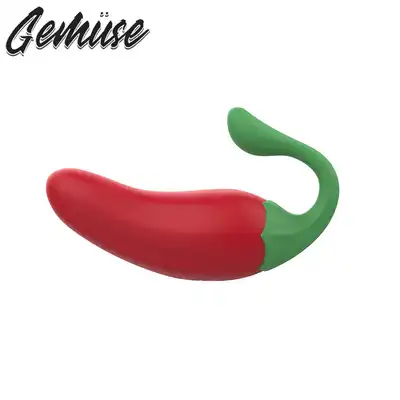 Gemüse - The Cutie Pepper. Przesłodki kompaktowy wibrator papryczka sterowany na pilocik. 