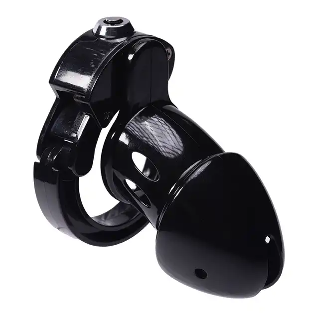 Fanstasy Fetish - Cock Cage Advanced Locking Mechanism ABS - Klatka na penisa z systemem blokowania. Kłódka z kluczami w zestawie!