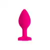 To Do - Anal Plug Diamond Heart Pink Small - Mały, różowy korek analny z kryształkiem w kształcie serca - romantyczny charakter!