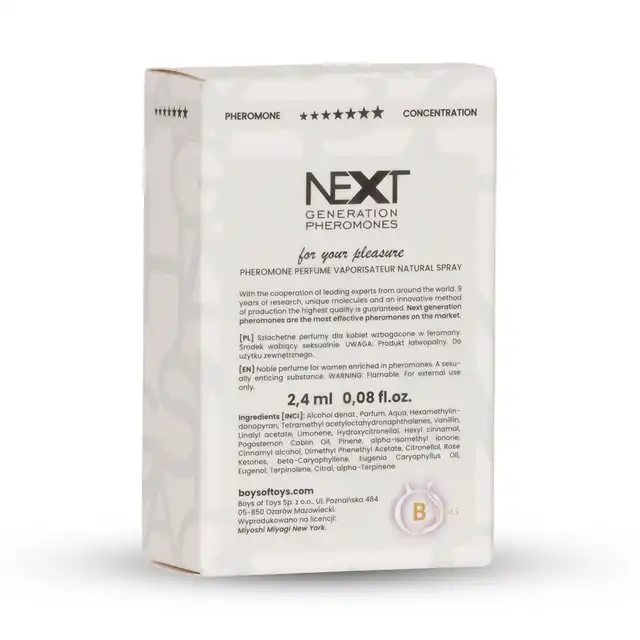 Miyoshi Miyagi - Next Pheromone 2,4 ml Femme - Kwiatowo-Owocowa Kompozycja z Feromonami Dla Kobiet
