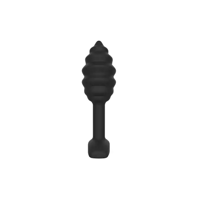 ToyJoy - Anal Play Swirl Plug. Silikonowy korek analny z falistą strukturą.