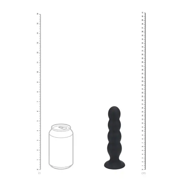 Levelz – Quad Rattle Anal Plug XL. Delikatnie rozszrzający się korek analny z ruchomym stalowym wnętrzem dającym efekt grzechotania