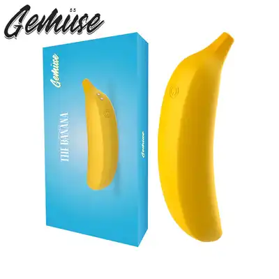 Gemüse - The Banana. Niepozorny wibrator incognito banan 10 trybów wibracji. 