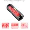 BSeries - Dual Vibrating Masturbator Black - Podwójny masturbator usta - wagina, z intensywnymi 7 wibracjami. 
