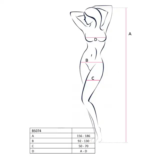 Passion - BS074 White Bodystocking - Zmysłowy biały bodystocking z pończochami w uniwersalnym rozmiarze. Idealny na noc poślubną!