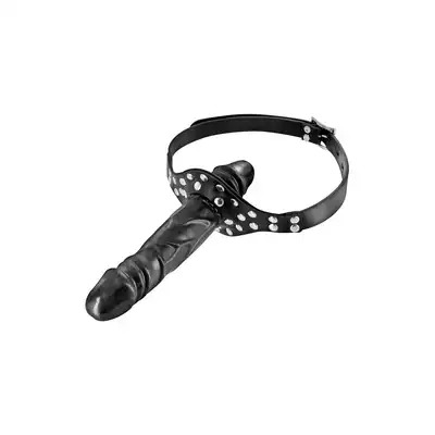Fetish Tentation - Double Penis Gag - Oryginalny dwustronny knebel w formie penisa. Mega produkt dla fanów BDSM!