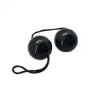 Toyz4Lovers - Vaginal Balls Orgasm Balls Black - Czarne kulki gejszy do ćwiczeń mięśni kegla z wewnętrznymi obciążnikami.