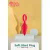 Love Signal - Soft Start Plug Anal - Uroczy korek analny w kolorze różowym idealny dla początkujących. 