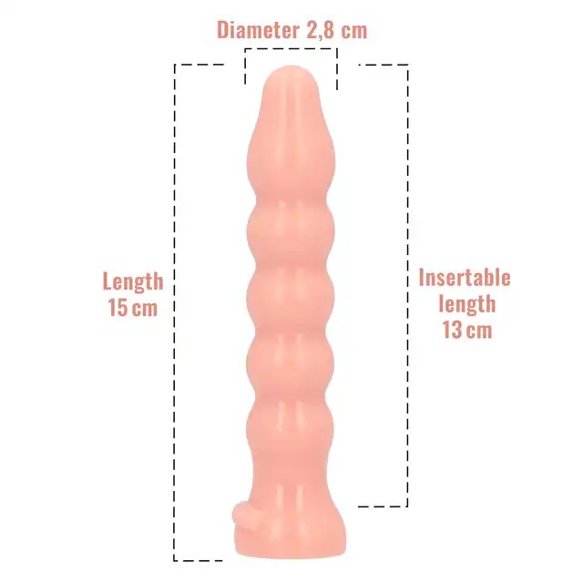 Toyz4Lovers - Gaio Anal Dildo 15 cm Pink Flesh - Stopniowane dildo analne do zwiększania intensywności odczuć.