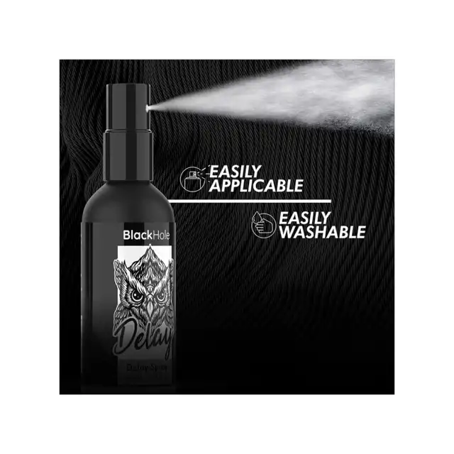 Black Hole - Delay Spray 30 ml - Spray wspierający opóźnienie wytrysku. Delikatny efekt chłodzenia!