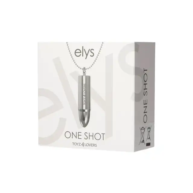 Elys - One Shot Vibrator Bullet - Elegancki naszyjnik incognito z mini wibratorem. Minimalistyczny design, mocne wibracje, dyskrecja na łańcuszku.