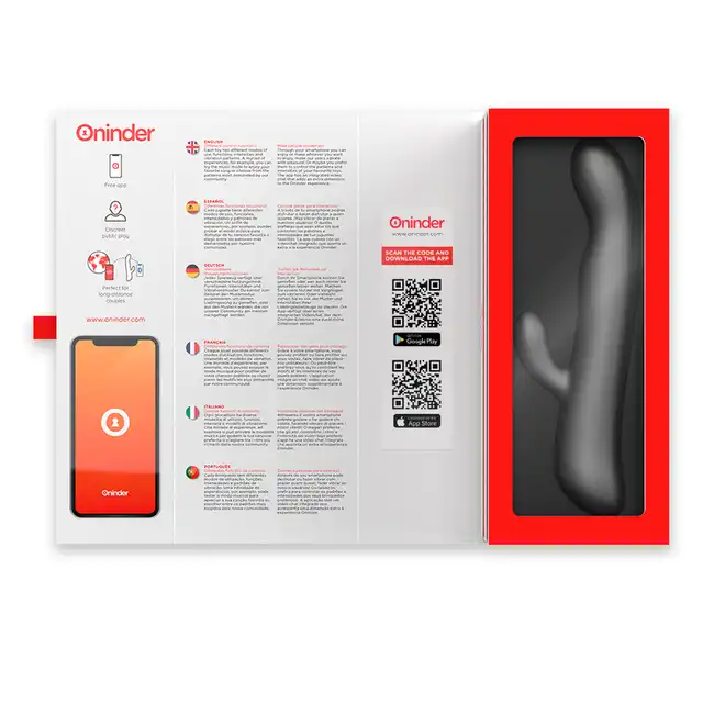 Oninder - Oslo Rabbit &amp; Rotation. Wyjątkowy wibrator na aplikację z funkcją wibracji i rotacji. Sterowany z drugiego końca świata!