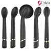 Ibiza -  G-Spot Vibrator USB. Czarny eleganvki wysokiej jakości wibrator z wygięciem do punktu G