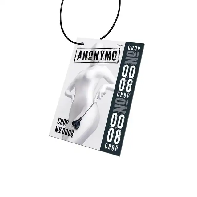 Toyfa - Anonymo No0006. Czarna zmyslowa i zakończona serduszkiem packa.
