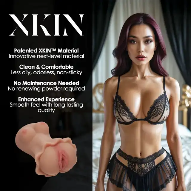 Xkin - Secret Affairs - Ambered Enchantress Amara - Luksusowy masturbator kieszonkowy, fantazyjne doświadczenie w Twoich rękach.