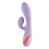 Love Signal - Twin Toned Duo Rabbit Vibrator - Urokliwy wibrator ze stymulacją łechtaczki, 7 trybów wibracji, wodoodporność IPX6.
