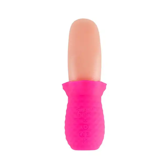Teazers - Realistic Tongue Vibrator - Różowy Wibrator Językowy 4 tryby wibracji, 7 prędkości - elastyczny realizm w Twoich rękach.