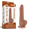 LoveToy - Sliding Skin Dual Layer Dong 7,5" - Zaawansowane dildo z ruchomą skórką i z odkręcaną przyssawką. Ponad 19 cm realistycznych doznań.