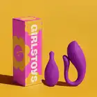 Girls Toys - Jajko wibrujące Ascona. Silikonowe, wibrujące, fioletowe jajeczko dopochwowe sterowane pilotem. Doskonale stymuluje punkt G!