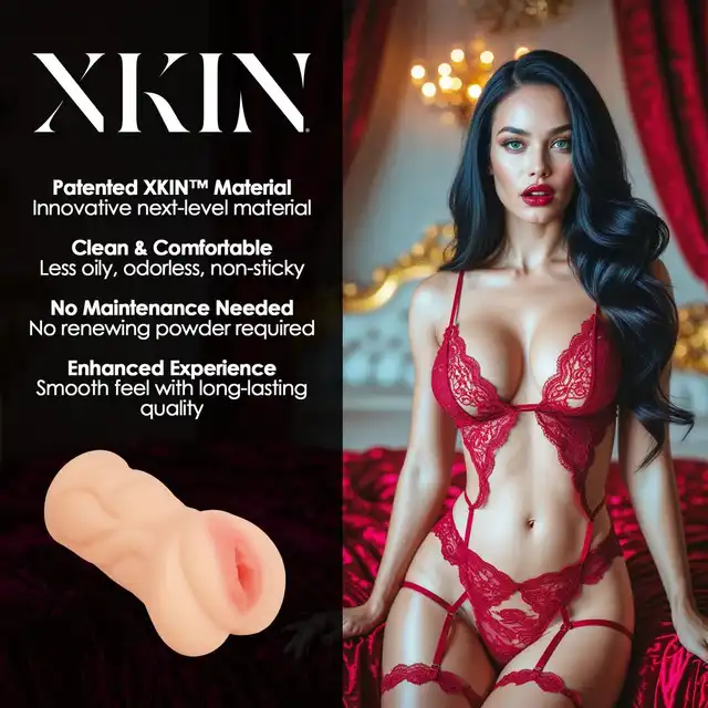 Xkin - Secret Affairs Sinful Seduction Tatiana - Luksusowy masturbator kieszonkowy, fantazyjne doświadczenie w Twoich rękach.