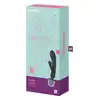 Satisfyer - Triple Lover Black. Wibrator wielofunkcyjny potrójne możliwości, stymulacja łechtaczki, punktu G równocześnie. 