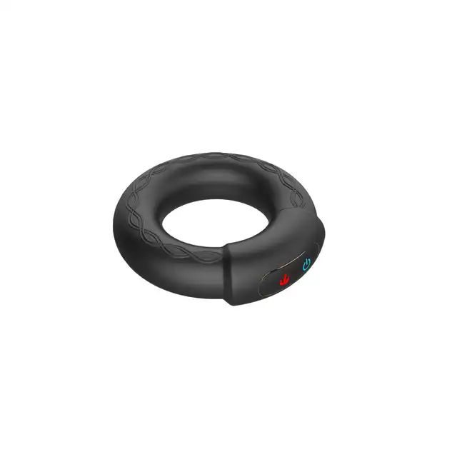 B-Series - Penis Heating Ring Rechargeable - Ultranowoczesny Wibrujący Pierścień na Penisa z Funkcją Podgrzewania.
