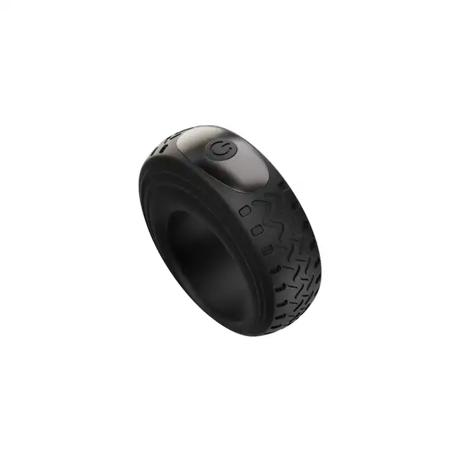 B-Series - Whirlwind Tire Vibration Cock Ring - Wibrujący pierścień erekcyjny zapewniający intensywną stymulację i dłuższą przyjemność.