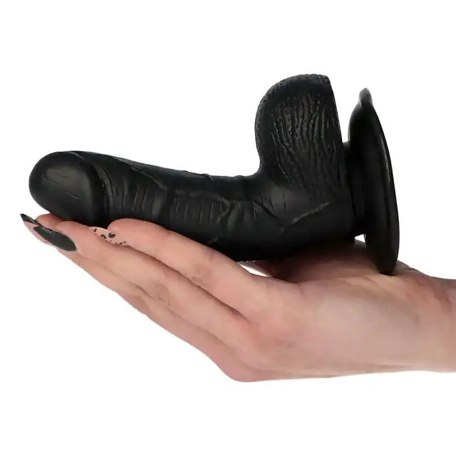 Toyz4Lovers - Orazio Realistic Dildo 15 cm Black - Realistyczne czarne dildo o kompaktowych rozmiarach. Klasyka we Włoskim wydaniu.
