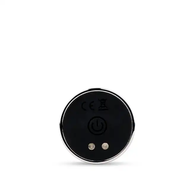 BSeries - Vibration Metal Anal Plug with Remote Control S - nowoczesny i elegancki metalowy korek analny z wibracjami, sterowany pilotem.