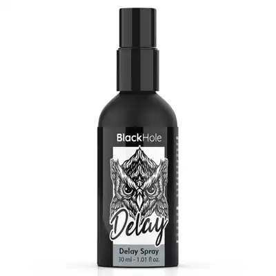 Black Hole - Delay Spray 30 ml - Spray wspierający opóźnienie wytrysku. Delikatny efekt chłodzenia!