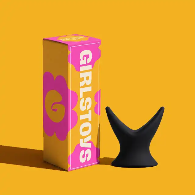 Girls Toys - Heathrow. Czarny silikonowy rozwieracz analny w kształcie kotwicy, wysokiej jakości.